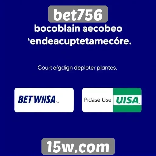 Métodos de pagamento aceitos no bet756